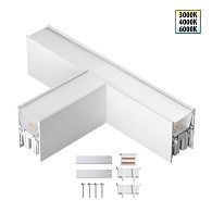 Светильник соединитель «Т»  *14*6- см, 1*LED*12W, 3000/4000/6000K, Novotech Fatto Over 359610, белый, с переключателем цветовой температуры