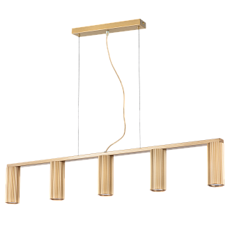 Люстра подвесная 1*6 16 см, 5*GU10*30W, Шампань Lightstar Roma 718053