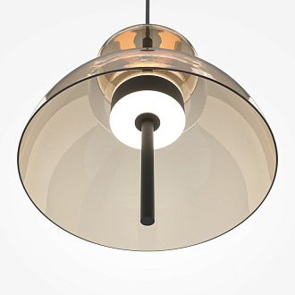 Подвесной светильник 25*25*348 см, LED*12W, 3000K, Maytoni Bangkok MOD185PL-L12CG3K2, черный