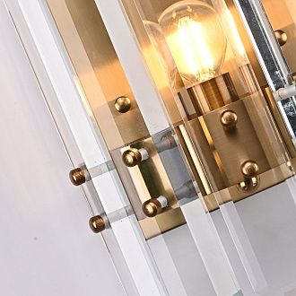 Бра Restoration Hardware BONNINGTON bra 59*27*27 см, 1*E14*40W, ImperiumLoft 44.450, Латунь