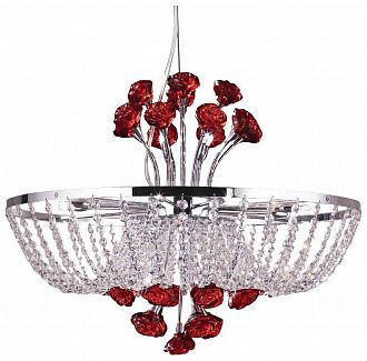 Люстра с розами Citilux EL325P12.2 Хром
