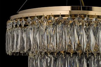 Люстра подвесная *50*27 см, 8*G9*40W, Arti Lampadari Acquaro Acquaro E 1.5.D50.100 GP, золото