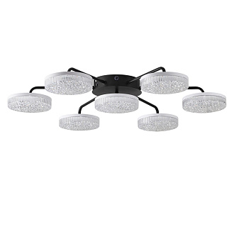 Люстра потолочная 74*9,5 см, 1 LED 90W 3000-4000-6000K Lumion Didana 8236/7CL черный
