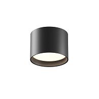 Потолочный светильник 9 см, 7W, 4000K, Maytoni Technical Glare C127CL-L7W4K-B, черный