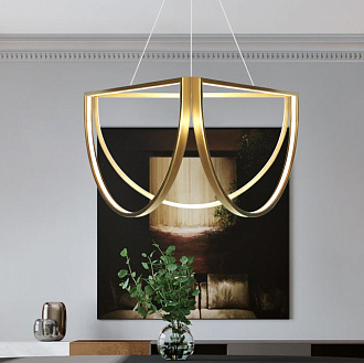 Светильник ElegantLight DZN-6056 БРОНЗА D600*600*600/H1200/3/LED/..W/2800-4500-6500K SOLANA