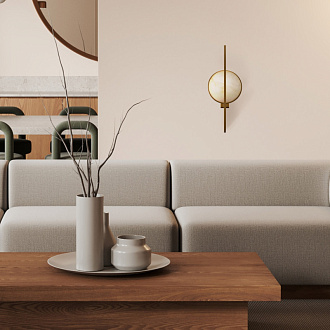 Светильник 48 см, Maytoni Marmo MOD099WL-01G, золото