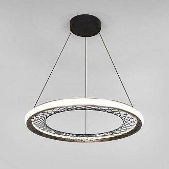 Подвесной светильник 61*61*40-150 см, LED*40W, 4000K, Eurosvet Parafe 40024/1 LED, серый, a069305