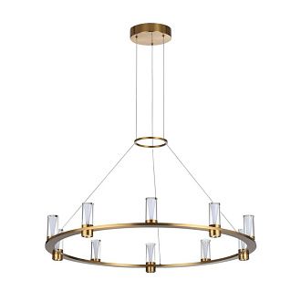 Подвесной светильник *4*200- см, 8*LED*45W, 3000K, Odeon Light Defance 7144/70L, бронзовый