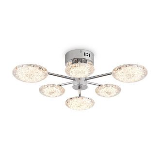Потолочный светильник 16 см, LED*32W, 2700K, Freya Plane FR5531CL-L32CH, Хром
