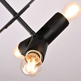Люстра RH Utilitaire Disk Triple Pendant Black 46*46*21 см, 3*E27*60W, ImperiumLoft 40.234, Бронзовый