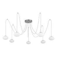 Светильник 150 см, 84W, 3000-5500K, Citilux ATMAN SMART CL226A071 LED RGB, матовый хром