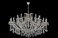 Люстра 120 см, Crystal Lux HOLLYWOOD SP20+10 CHROME Хром/Прозрачный