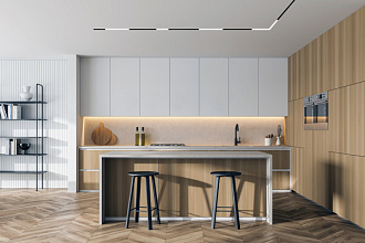 Светильник на шине 41 см, 18W, 3000-6000К Denkirs DK8004-BK черный