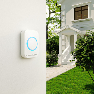 Звонок беспроводной 36M IP44 DBQ25M WL белый Elektrostandard