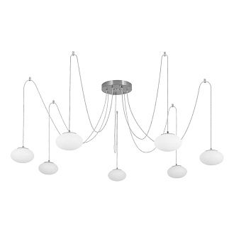 Светильник 150 см, 84W, 3000-5500K, Citilux ATMAN SMART CL226A071 LED RGB, матовый хром