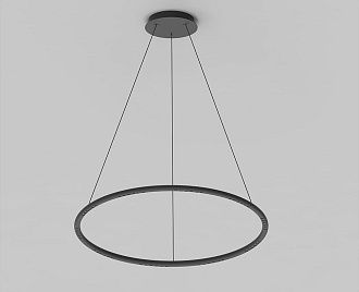 Подвесная люстра 81 см, 42W, 3000K, Italline IT013-6022 black 3000K, черный