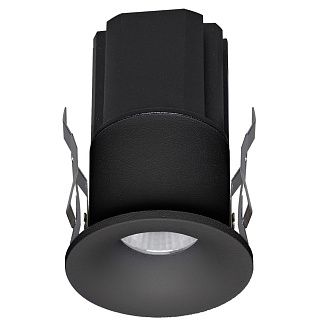 Светильник встраиваемый 4,2*6,2 см, вр 3,5 см, *LED*7W, 3000K, Mantra Hurgada MAN8670, черный