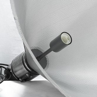 Подвесной светильник Lussole Loft GRLSP-8136, диаметр 50 см, черный