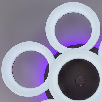 Светодиодный светильник 72 см, 105W с Алисой Citilux Паркер Смарт CL225A165E, 3000-5500K, коричневый-кофе