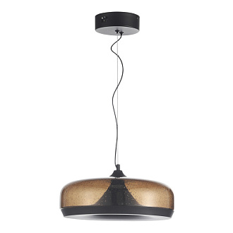 Подвесной светильник 34*200 см, LED, 42W,  3000К, ST-Luce Ripple SL6014.603.01 черный