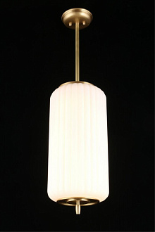 Светильник подвесной Aployt Sandra APL.807.06.06, диаметр 23 см, латунь