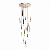 Люстра подвесная 60 см, 45W 3000K ST LUCE SOLLEN SL6111.203.15 Золотистый