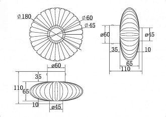 Светильник 18 см, 2W, 4000K, Maytoni Modern Amulet MOD555WL-L4CH4K, хром