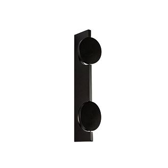 Настенный светильник 40 см, 10W, 3000K, Loft IT Flame 10452/2W Black sand, черный