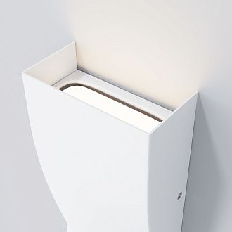 Уличный настенный светильник Maytoni Twist O040WL-L11W3K, 11W LED, 3000K, белый