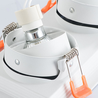 Точечный светильник Arte Lamp A6661PL-2WH белый, вр 10,2*19,6 см