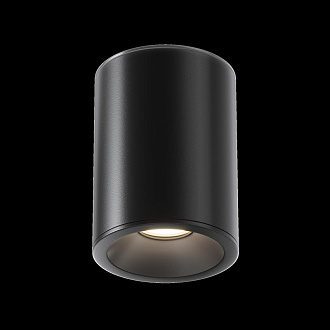 Светильник 9*9 см, GU10 7W, Maytoni Antares C029CL-01B, черный, IP65