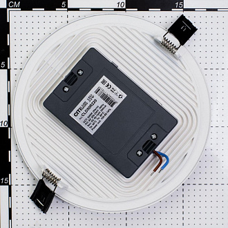 Светильник, 17 см, 22W, 3000К, белый, теплый свет, Citilux Омега CLD50R220, встраиваемый LED, вр 15,5 см