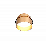 Врезной светильник Favourite Inserta 2885-1C, D80*H60, cutout:D65, золота, акриловое стекло