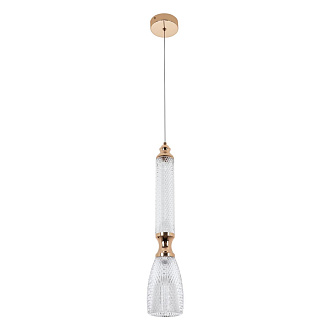Подвесной светильник 10*10*200 см, LED 15W, 4000K, Золото MODESTYLE MS.89118.1