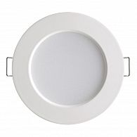 Светильник, 14.4 см, 15W, 4100К, белый, дневной свет, Novotech Luna 358030, встраиваемый LED, вр 11,5 см