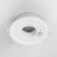 Встраиваемый светильник с датчиком движения 9 см, 5W, 4000K, Citilux SIGMA CLD00305S LED, белый, вр 8 см