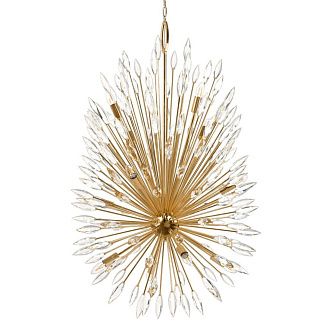 Подвесная люстра 81 см, Loft IT Splash 10418/12, золото