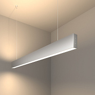 Линейный светодиодный подвесной двусторонний светильник 103см 40Вт 4200К матовое серебро 101-200-40-103 Elektrostandard Pro