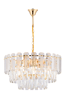 Люстра 500*280, 7*E27, 40W Sfera Sveta Хрусталь (Эконом) 2131/7 FGD, Золото