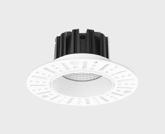 Встраиваемый светильник 12 см, 12W, 3000K, Italline IT02-028 white 3000K, белый, вр 8 см