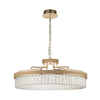 Подвесная люстра 80,5*118,5 см, 1*LED, 80W, 3000-6000К, Favourite Visconte 4304-8P латунный