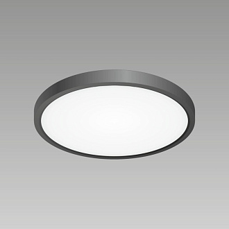 Светильник 30 см, 24W, 3000-4000-5000K, 2900 Lm, IP40, 10 м2 Citilux Бейсик CL738241V, LED, черный