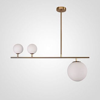 Подвесной светильник VASTY 78*20*37 см, 3*E27, G9*60W, ImperiumLoft VASTY01, Золотистый