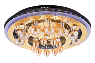Люстра Ø600 x H180, мм, 12*3W(36W), BK+GD MIX(Чёрный+Золото) Sfera Sveta 8269/12 BK+GD MIX