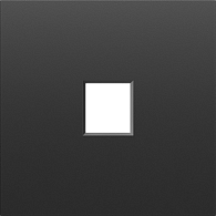 Donel S08 черный графит накладка 1-я для розеток RJ45,TV,SAT,HDMI , серия DB, DS85957