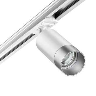 Светильник 5 см, Novotech Slim 370862, белый-серебро