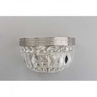 Бра 14*25*15 см, 2*E14, 40W, Aployt Lidi APL.757.11.02, никель