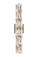 Бра L120 x W110 x H600, мм, 6*10W (60W), GOLD+CLEAR (Золото + Прозрачный Хрусталь) NewRgy W2405E/6A GOLD+CLEAR
