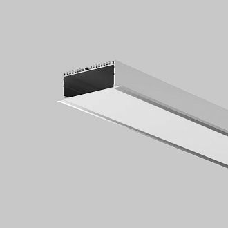 Встраиваемый с накладным фланцем профиль Maytoni Led Strip  Серебро 642005, Белый