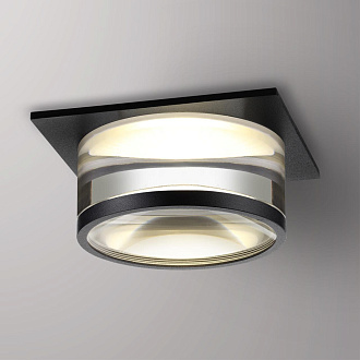 Светильник 9 см, NovoTech GEM 370916, черный, вр 7 см